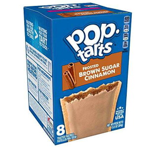 Pop-Tarts, Breakfast Toaster Pastries, Frosted Brown Sugar Cinnamon, Proudly Baked in the USA, 13.5oz Box (Pack of 8)
