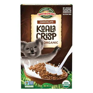 EnviroKidz Organic Koala Crisp Cereal, 11.5 oz (Pack of 1), Chocolate, Gluten Free, Non-GMO, Fair Trade, by Nature's Path