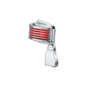 Heil Sound Heil The Fin Dynamic Microphone for Live Sound Applications and Video Podcasting, XLR Microphone with Vintage Appeal, Wide Frequency Response, and Superior Rear Noise Rejection - Chrome/Red