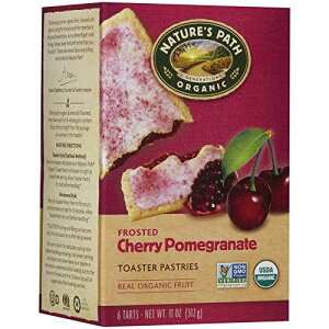 Nature's Path �t���X�g �g�[�X�^�[ �y�X�g���[ - �`�F���[ �U�N�� - 11 �I���X - 6 �� Nature's Path Frosted Toaster Pastry - Cherry Pomegranate - 11 Ounces - 6 Count