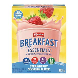 ???? ????? ??? ??? ??? ??, ????? ????, 1.26?? ?? 10?? ?? (6? ?) Carnation Breakfast Essentials Complete Nutritional Drink Strawberry 1.26 oz. Packet 60 Ct