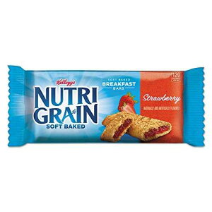 Kellogg's 35945 Nutri-Grain Cereal Bars, Strawberry, Indv Wrapped 1.3oz Bar, 16/Box Nutri Grain Kellogg's 35945 Nutri-Grain Cereal Bars, Strawberry, Indv Wrapped 1.3oz Bar, 16/Box