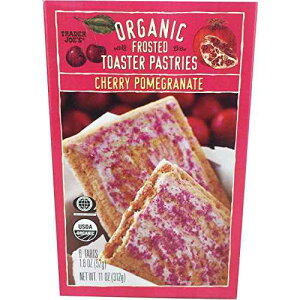 Trader Joe's �I�[�K�j�b�N �`�F���[ �U�N�� �t���X�g �g�[�X�^�[ �y�X�g���[�A11 �I���X Trader Joe's Organic Cherry Pomegranate Frosted Toaster Pastries, 11 Oz