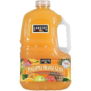Langers Juice Cocktail, Pineapple Orange Guava, 101.4 Fl Oz (Pack of 4)