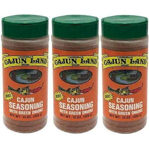 Cajun Land Cajun Seasoning with Green Onions 15oz Container