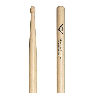 Vater 5A Stretch Wood Tip Hickory Drum Sticks, Pair