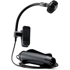 Shure PGA98H Condenser Microphone - with Cardioid Pick-up Pattern,Condenser Gooseneck Instrument Microphone with 15' XLR-XLR Cable (PGA98H-XLR)