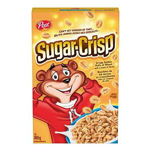 �|�X�g�V���K�[�N���X�v�V���A���A365g/12.9�I���X�A(�J�i�_����A��) Post Sugar Crisp Cereal, 365g/12.9oz, (Imported from Canada)