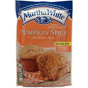 �}�[�T �z���C�g �p���v�L�� �X�p�C�X �}�t�B�� �~�b�N�X�A7 �I���X (3 �p�b�N) Martha White Pumpkin Spice Muffin Mix, 7 Oz (Pack of 3)