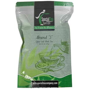 �X�y�V�����e�B�[���[�Y���[�t�g���A�A�[�����hJ�A8�I���X Special Tea Loose Leaf Black Tea, Almond J, 8 Ounce