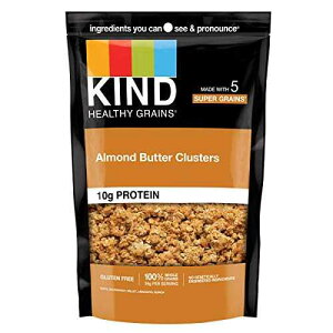 ??? ??, ??? ?? ??? ????, ??? ?? ????, ??? 10g, ??? ??, 311.8g (6? ?) KIND Healthy Grains Clusters, Almond Butter Granola, 10g Protein, Gluten Free, 11 Ounce (Pack of 6)