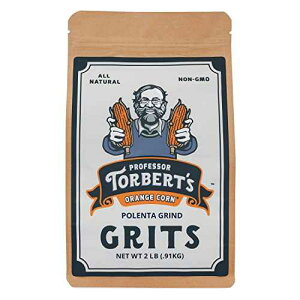 �g�[�o�[�g�����̃I�����W�R�[���O���b�c | 2�|���h�o�b�O(32�I���X) Professor Torbert's Orange Corn Grits | 2lb bag (32oz)