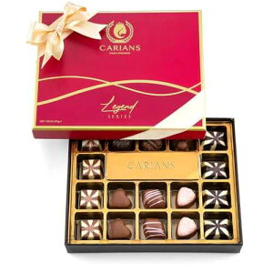 CARIAN'S BISTRO CARIANS Chocolatier Assorted Gourmet Chocolate Gift Box, Dark, Milk, White Chocolates Truffles, Treats for Thank you, Great for Gift Giving, Anniversary and Valentine's Day, 17 Pcs