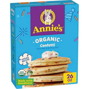 Annie's Organic Confetti Pancake and Waffle Mix, Kids Breakfast, Vegan, 26 oz Annie's Homegrown Annie's Organic Confetti Pancake and Waffle Mix, Kids Breakfast, Vegan, 26 oz