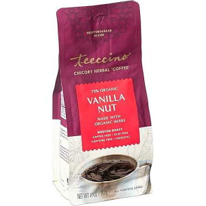 ??? ??? ?? ??? ?? ??? - ??????, ??? ?? & ?? ??, ??? ???, 11?? ?? ?? ?? Teeccino Vanilla Nut Chicory Coffee Alternative - 11 Ounce - Ground Herbal Coffee That�fs Prebiotic,