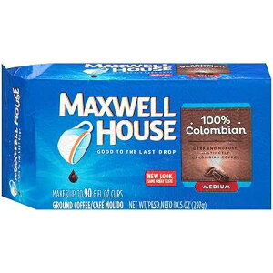 Maxwell House �R�����r�A�u�����h �O���E���h�R�[�q�[�A�~�f�B�A�����[�X�g�A10.5�I���X�^��o�b�O�i3�p�b�N�j Maxwell House Colombian Blend Ground Coffee, Medium Roast, 10.5 Ounce Vacuum Bag (Pack of 3)