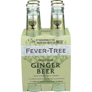�t�B�[�o�[�c���[ �v���~�A�� �W���W���[ �r�[���A6.8 �t�ʃI���X 4 �� Fever-Tree Premium Ginger Beer, 6.8 Fl Oz 4 count