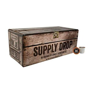 Black Rifle Coffee Company Supply Drop Variety Pack (96 Count of K Cups) - Silencer Smooth (Light), AK-47 (Medium), Just Black (Medium) & BeyondBlack (Dark Roast) - K Cups Coffee Variety Pack