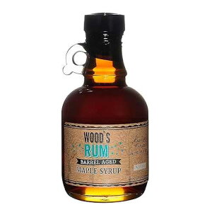 Wood's WOODS VERMONT Rum Barrel Aged Maple Syrup, 8.45 OZ