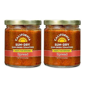 Sun-Dried Tomato Spread, 9oz (Pack of 2) by CALIFORNIA SUN DRY / Gluten-Free and Antioxidant Rich