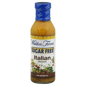 Walden Farms Italian Dressing 12 Oz. Bottle, Fresh & Delicious Salad Topping, 0g Net Carbs Condiment, Kosher Certified, Great on Salads, Grilled Favorites, Marinade, Pizza, Vegetables and Many More
