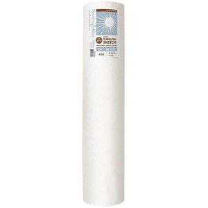 Borden & Riley 24 x 50 Yards #35C Sun-Glo Thumbnail Sketch Paper, 8 lb, White, 1 Roll Each (35WR245000)