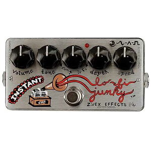 ZVEX Effects Instant Lo-Fi Junky Vexter Series Chorus Vibrato Guitar Pedal Grey 2.38 x 1.82 x 4.70