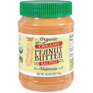 Trader Joe's Organic Peanut Butter Creamy and Salted, 1 lb