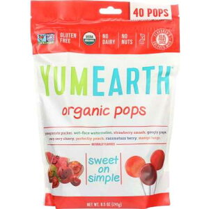 Yummyearth �����|�b�v �t�@�~���[�T�C�Y (2�p�b�N) YumEarth Yummyearth Lolli Pop Family Size (Pack Of 2)