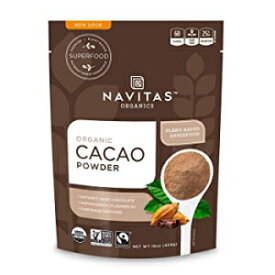 16オンス、カカオパウダー、ナビタスオーガニックスカカオパウダー、16オンス。バッグ - オーガニック、非遺伝子組み換え、フェアトレード、グルテンフリー 16 Ounce, Cacao Powder, Navitas Organics Cacao Powder, 16oz. Bag - Organic, Non-GMO, Fai