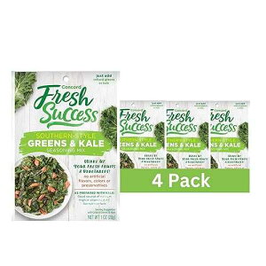 Concord Foods Southern-Style Greens and Kale Seasoning Mix: Authentic Southern Flavors for Delicious, Smoky Kale and Collard Greens 1 oz (Pack of 4)