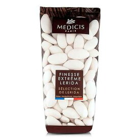 Medicis Premium Candied Almond Dragees (French Jordan Almonds) Sugar Coated Candies Ideal as a Party Favor for Weddings and Baby Showers, 75 Count Bag 8.8oz, White
