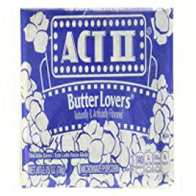 Act II バターラバーズ 電子レンジ用ポップコーン (1 オンス 30 パック) Act Ii Butter Lovers Microwave Popcorn (30 packs of 1 oz)