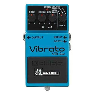 BOSS VB-2W Vibrato | Premium Waza Craft Guitar Effect Pedal with Analog Circuitry | True Reproduction of the Legendary BOSS VB-2 Vibrato | Standard & Custom Playing Modes