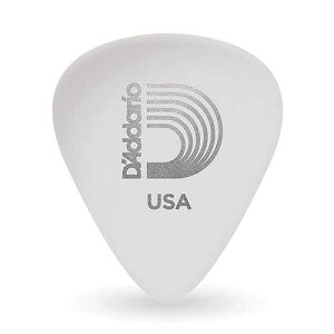 Planet Waves D'Addario White-Color Celluloid Guitar Picks, 25 pack, Medium