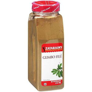 Zatarain's Gumbo Fil , 12 oz - One 12 Ounce Container of Gumbo Fil Seasoning Made with Sassafras Tree Leaves, Best for Cajun Gumbo Soup or Seafood Stew