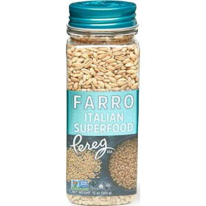 Pereg Natural Foods Farro Whole Grain with Italian Superfood(12 Oz) - Vegan Gourmet Food - Healthy Quick Meal - Easy to Cook - Perfect Side Dish - Natural Ingredients - Non-GMO & Kosher Certified