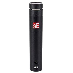 sE Electronics sE8 XLR Small Diaphragm Condenser Microphone - In-House Handcrafted Professional Instrument Microphone for Drums & Guitar in Studio or on Stage - Music Recording Mic with Balanced Sound