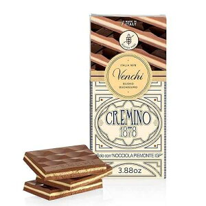 ?? - ???? 1878 ??? ???? ???? ??? ?, 110g - ??? ?? Venchi - Cremino 1878 Chocolate Bar with Almond Gianduja and Hazelnuts, 3.88oz - Gluten Free