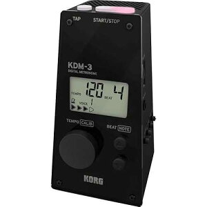 Korg KDM-3 Digital Metronome w/ Memory Backup and Auto Power-Off Function - Black