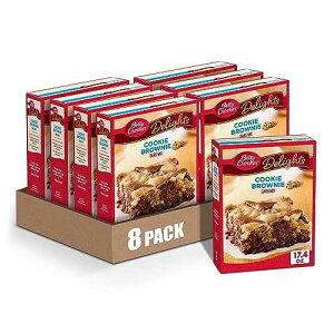 Betty Crocker Delights �N�b�L�[�u���E�j�[�o�[�~�b�N�X�A17.4�I���X (8����) Betty Crocker Delights Cookie Brownie Bar Mix, 17.4 oz. (Pack of 8)