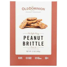 올드 도미니언 피넛 브리틀 340g 상자 HAMMONDS CANDIES Brittle Box Natural Peanut, 12 OZ