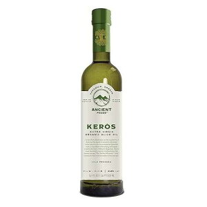 Ancient Foods Keros Organic Extra Virgin Olive Oil Cold Pressed ? Greek EVOO, High Polyphenol Olive Oil from 1000 Year Old Trees from Greece ? Ideal for Cooking, Salads & Gourmet Dishes ? 500ml Bottle