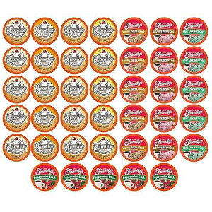 Two Rivers Coffee Ice Cream Flavored Coffee Pods, Variety Sampler Pack for Keurig 2.0 K Cup Brewers, 40 Count