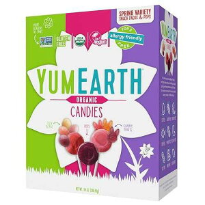 YumEarth Organic Easter Candy Variety Box, 9.4 Ounce - Organic Gummy Fruits, Jelly Beans & Pops - Spring Fruit Flavors - Allergy Friendly, Gluten Free, Non-GMO, Vegan, No Artificial Dyes