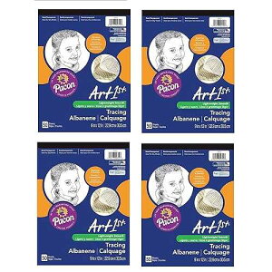 Pacon Art1st �g���[�V���O�y�[�p�[ �p�b�h�A9 x 12 �C���`�A50 �� (2312) (4) �c Pacon Art1st Tracing Paper Pad, 9 x 12 Inches, 50 Sheets (2312) (4) �c