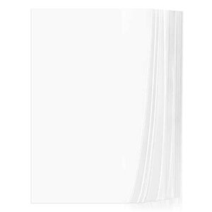 Vellum Paper, Cridoz 115GSM Transparent Vellum 8.5 x 11 Translucent Clear Printable Tracing Paper for Printing Invitation Cards