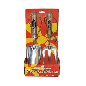 �X�s�A&�W���N�\�� 4035SET �g���f�B�V���i���q���p�R�e&�E�B�[�h�t�H�[�N�Z�b�g Spear & Jackson 4035SET Traditional Children's Trowel & Weed Fork Set