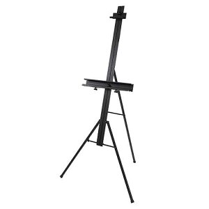 SoHo Urban Artist Aluminum Studio Easel - Black Lightweight and Stable Studio Easel for ting, Artists, Classrooms, & More! - Single