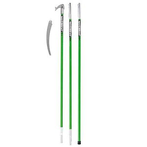 Jameson LS-Series Hollow Core Landscaping Tree Trimming Kit | 16�h Barracuda Saw Blade | 18-Foot Reach | Fiberglass Poles with Leaf Spring Locking Buttons | Tree Pruning & Trimming Tool